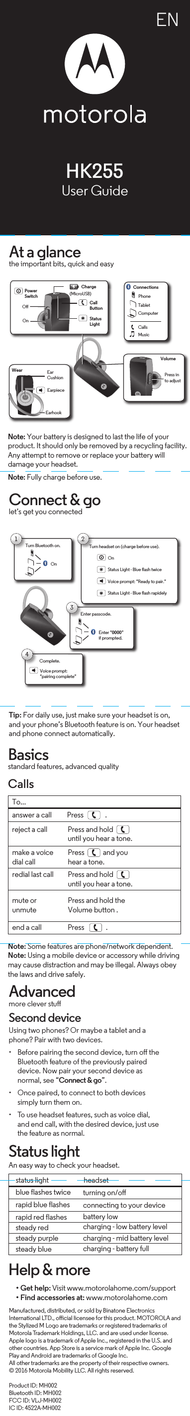 hbs model 900 headphone instruction manual