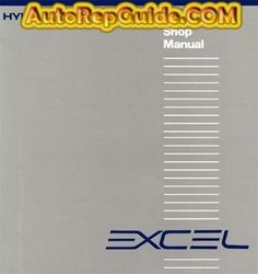 1997 hyundai excel workshop manual free download