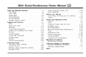 2004 buick rendezvous repair manual pdf