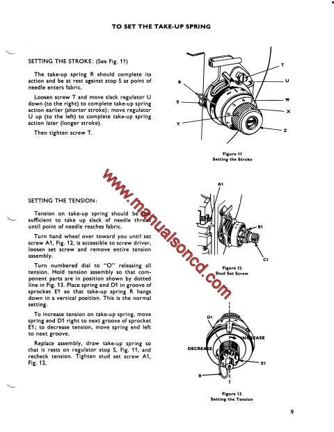euro pro model 416 sewing machine manual