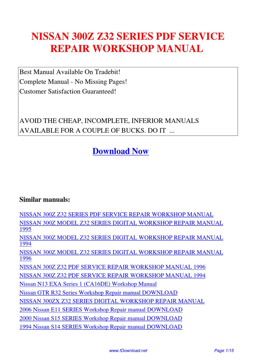 2006 nissan pathfinder workshop manual download