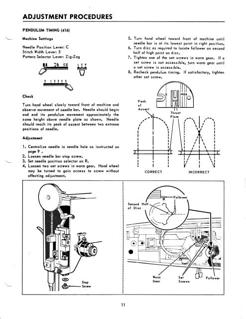 euro pro model 416 sewing machine manual