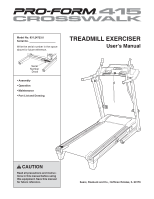 sears treadmill model 831 299200 user manual