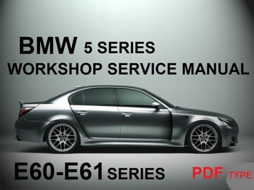 bmw e60 repair manual pdf download