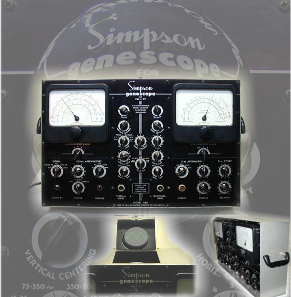 simpson model 480 fm-tv genescope manual