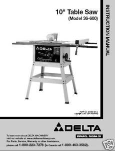 delta model 36 220 manual