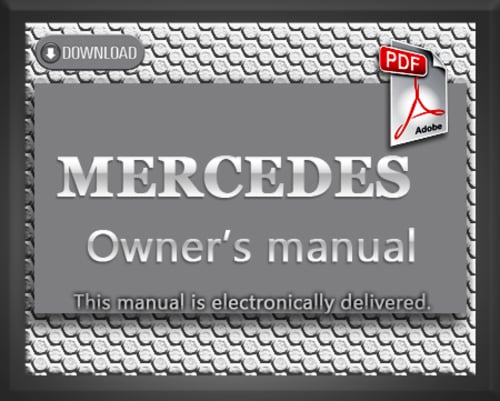 mercedes e320 repair manual pdf