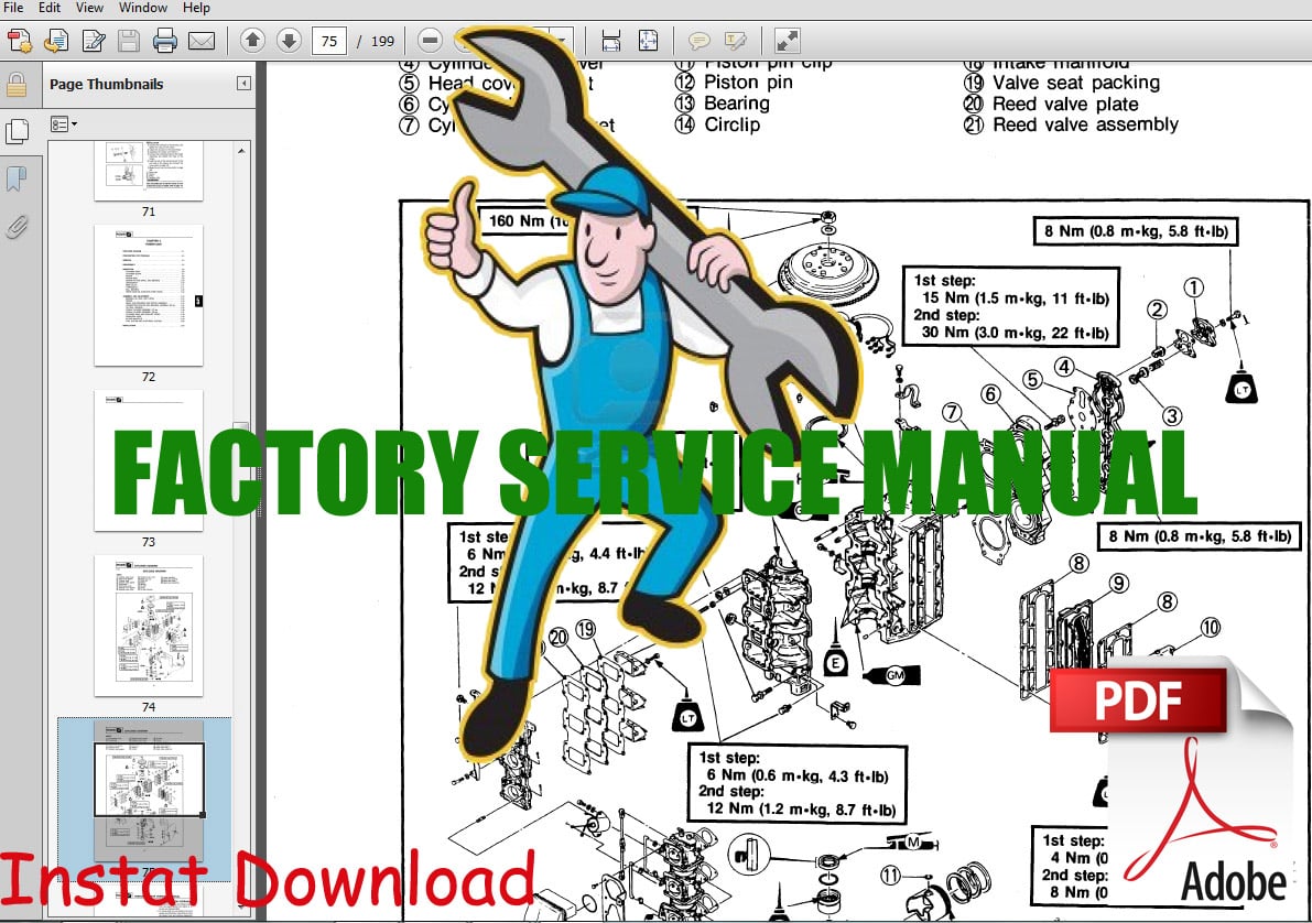mercury 15 hp 4 stroke service manual pdf