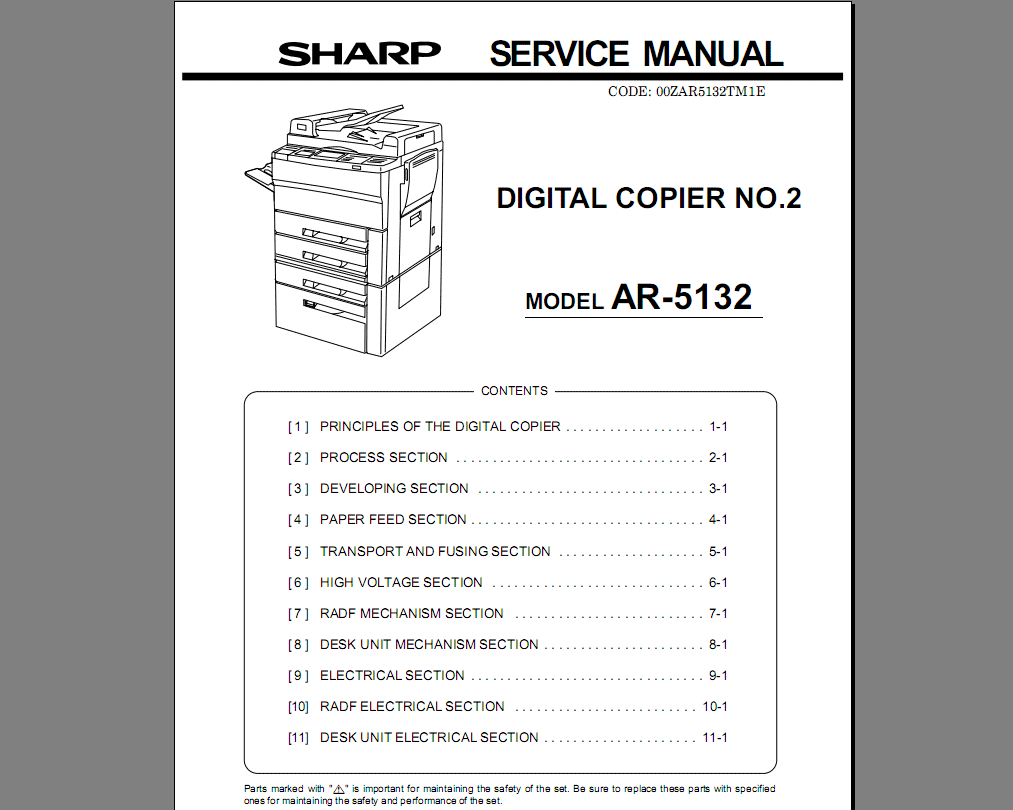 photocopier service manual free download